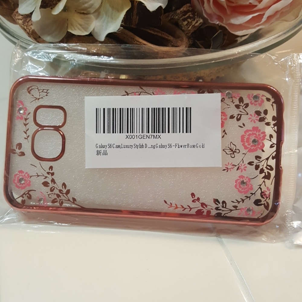 RoseGold New Galaxy S6 phone case